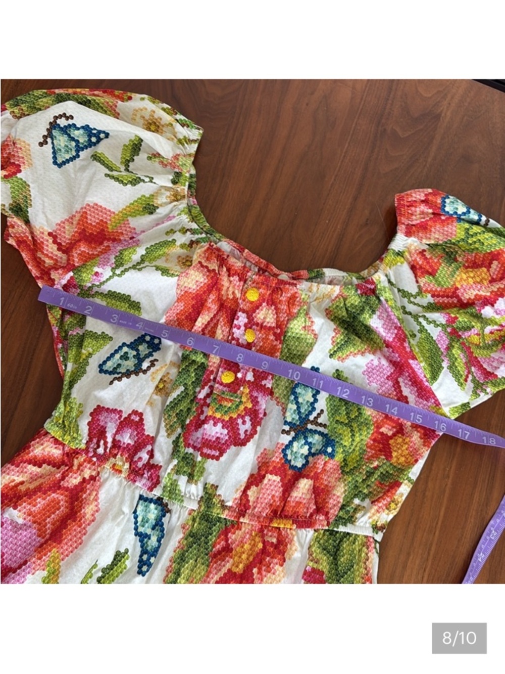 Farm Rio Tiered Maxi Dress medium - Picture 8 of 11